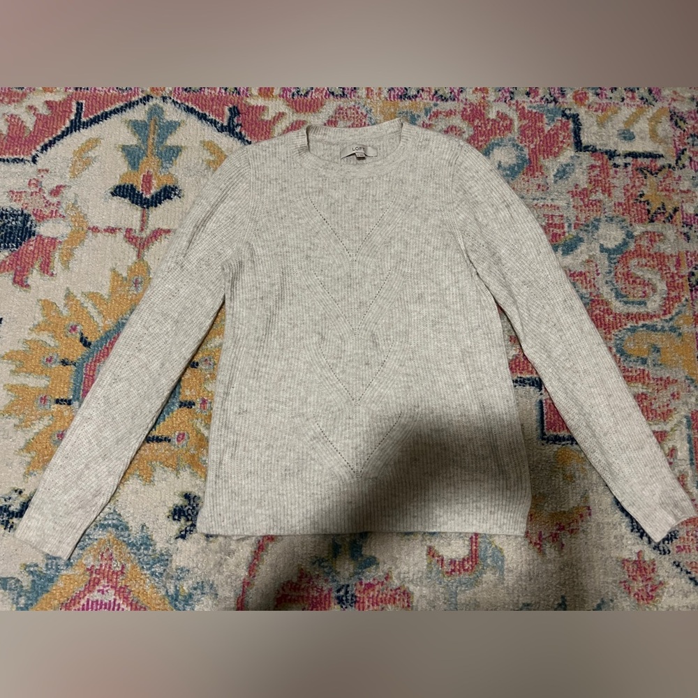 LOFT Crew Neck Sweater Medium